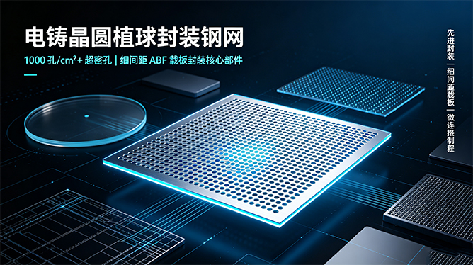 Precision Semiconductor Packaging Process: Processing Technology and Industrial Application of Electroformed Semiconductor Stencils